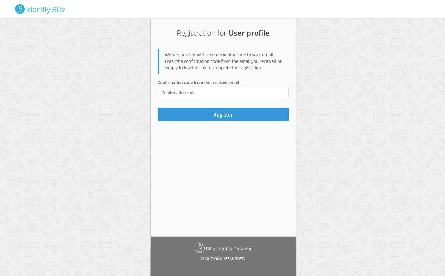 User Account Self-Services - Registration